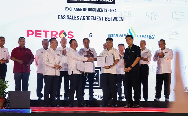 PETROS as Aggregator Signs Gas Sales Agreements (GSAs) with Sarawak Petchem and Sarawak Energy